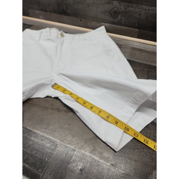 Chaps Mens White Cotton Blend Bermuda Shorts Size 32 Classic Fit - Picture 7 of 8